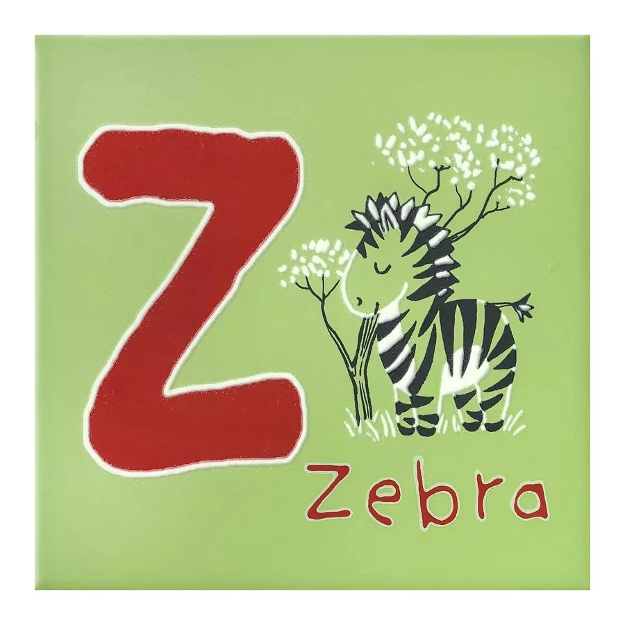 Декор Kerama Marazzi Зоопарк Z матовый зеленый OS/A223/5111 20x20 см