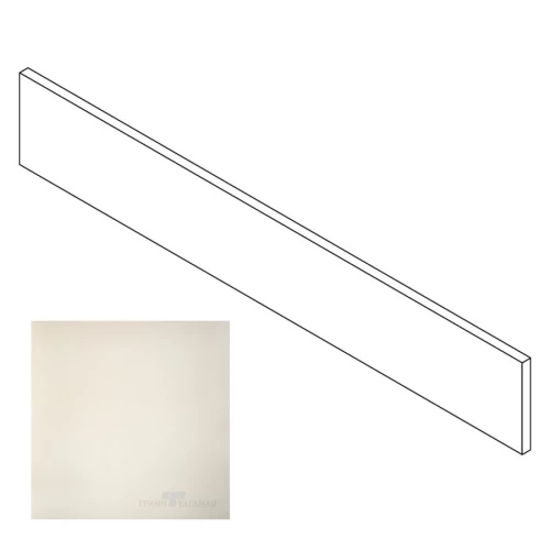 Плинтус Грани Таганая Профи кристально-молочный матовый GT202M 60х9,5 см