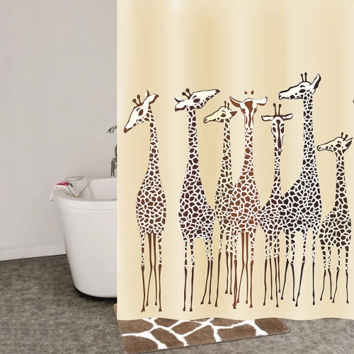 Штора для ванной комнаты Iddis Safari Friends полиэстер 570P18Ri11 180х200 см