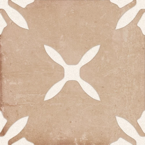 Керамогранит Harmony Peronda Pangea Clay Flower LT матовый бежевый 3386040802 22,3х22,3 см