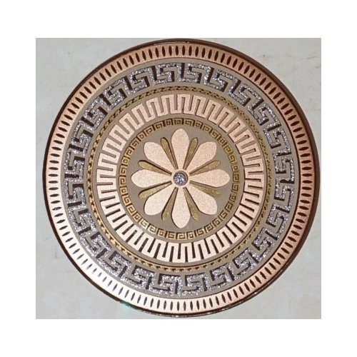 Декор Belleza Эфес бежевый круг d10