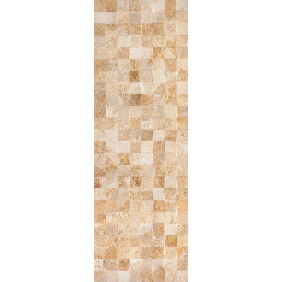 Плитка настенная Sina Tile Bugutti Cream Rustic A 9673 матовая бежевая 90х30 см