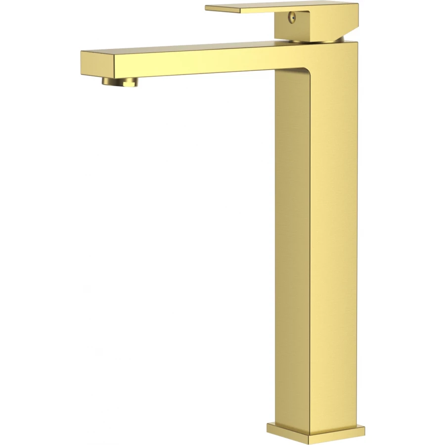 Смеситель для раковины D&K Bayern.Liszt высокий матовое золото DA1512007