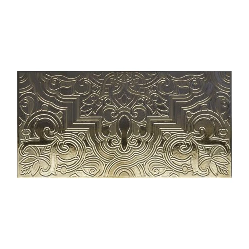 Плитка керамическая Cas Ceramica Лаял Плата / Layal Plata глянцевая серебристая 28х14 см