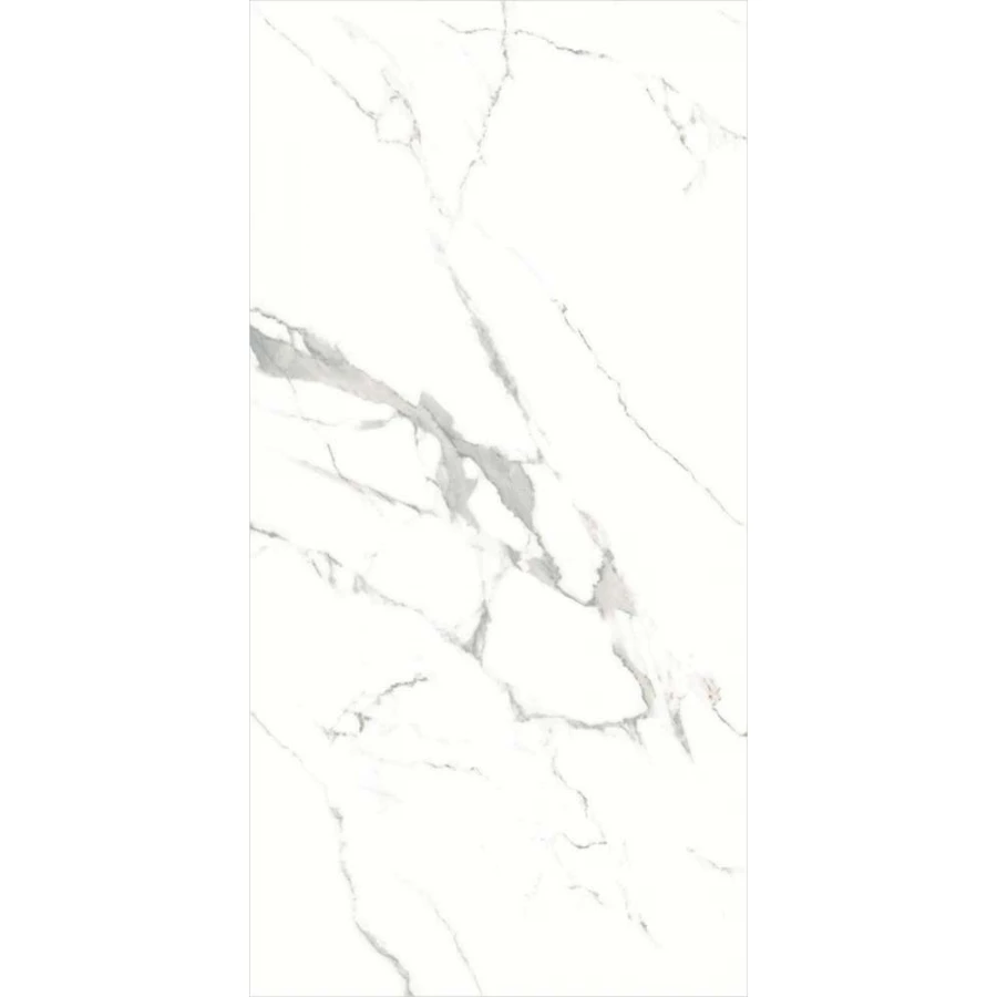 Керамогранит Global Tile Livorno_GT Белый полированный Slim GT120608003PR 120х60 см