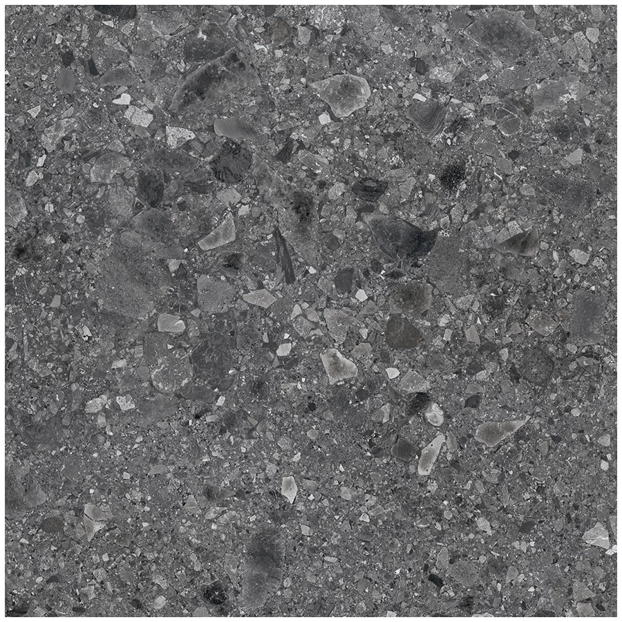 Керамогранит Laparet Ceppo Nero PRO структурный R11Soft STR матовый графитовый 60х60 см