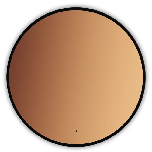 Зеркало Azario Monaco-black бесконтактный сенсор черная рамка LED-00002769 d100 см