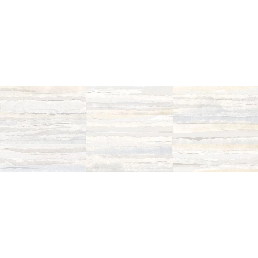 Декор Alma Ceramica Luxor бежево-голубой 30*90 см