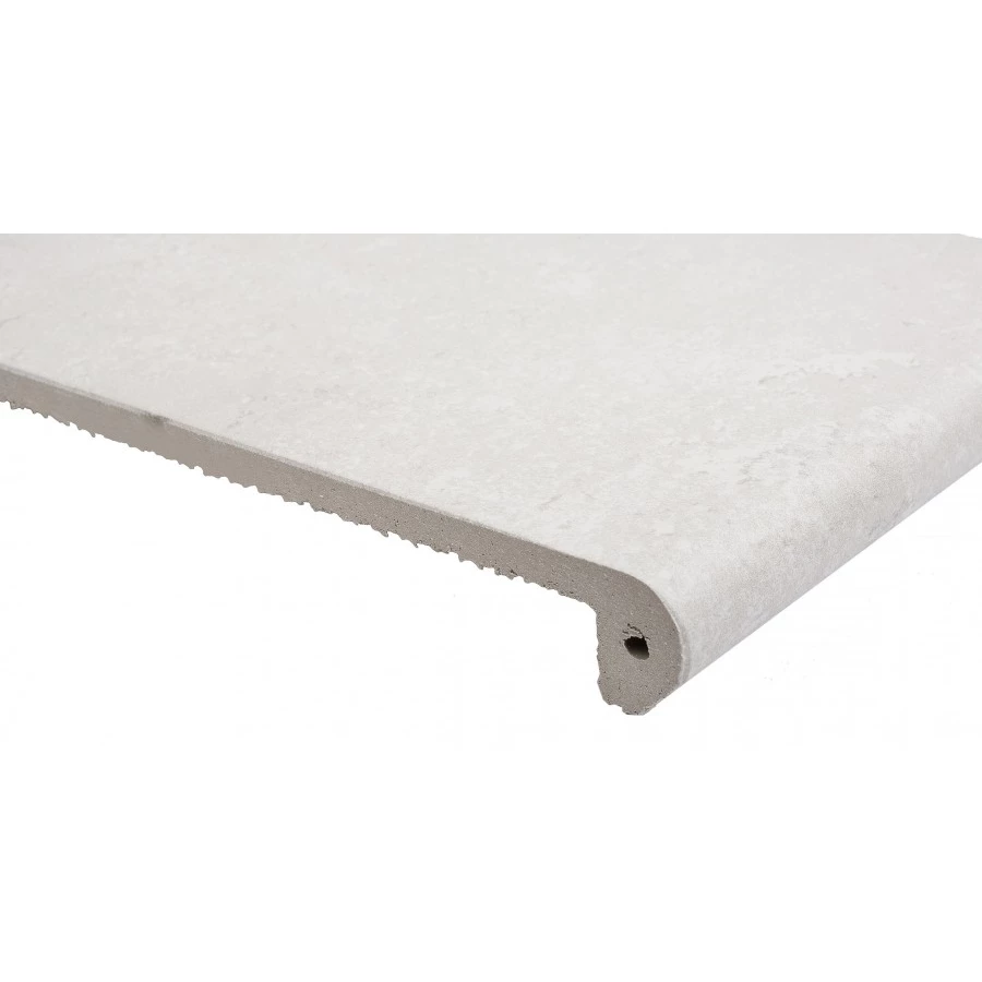 Фронтальная ступень Exagres Boston Peldano white 33х33 см