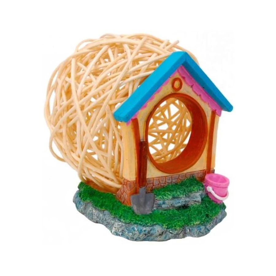 Дом для грызунов Fauna int hamster house дерево пластик 