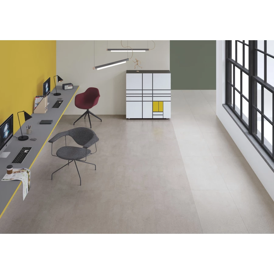 Керамогранит Vitra Beton-X Светлый Лаппато R9 бежевый 60х120 см