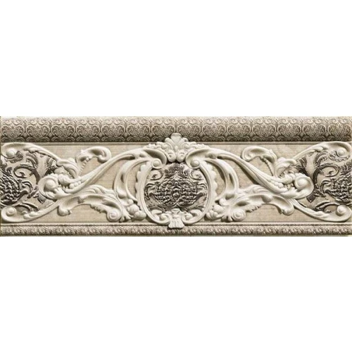 Плитка настенная Atlantic Tiles Mares Cenefa Hermitage Bronce Бордюр матовый бронзовый 29,5х10 см
