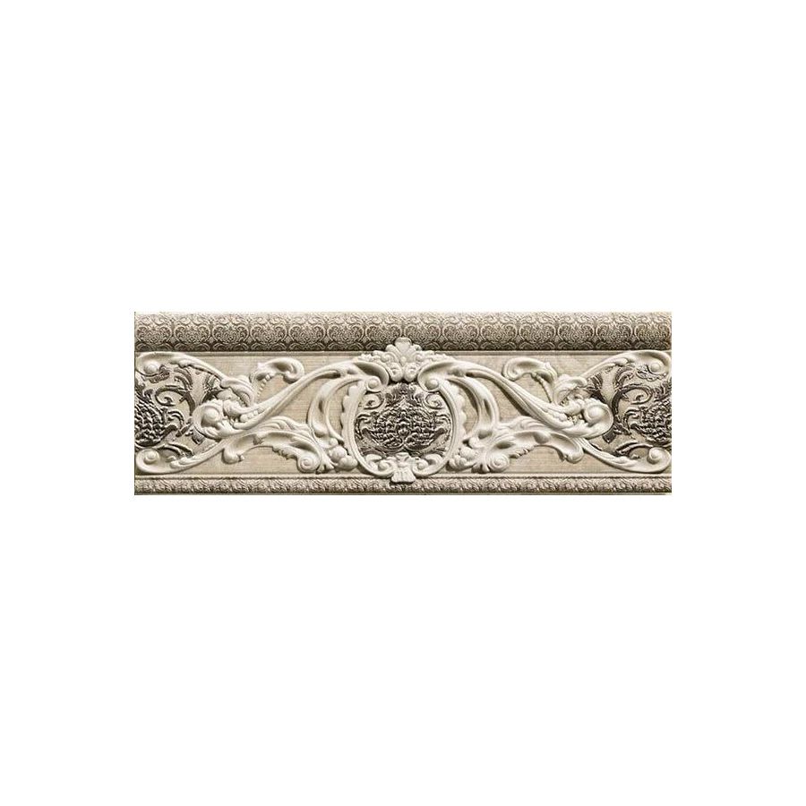 Плитка настенная Atlantic Tiles Mares Cenefa Hermitage Bronce Бордюр матовый бронзовый 29,5х10 см