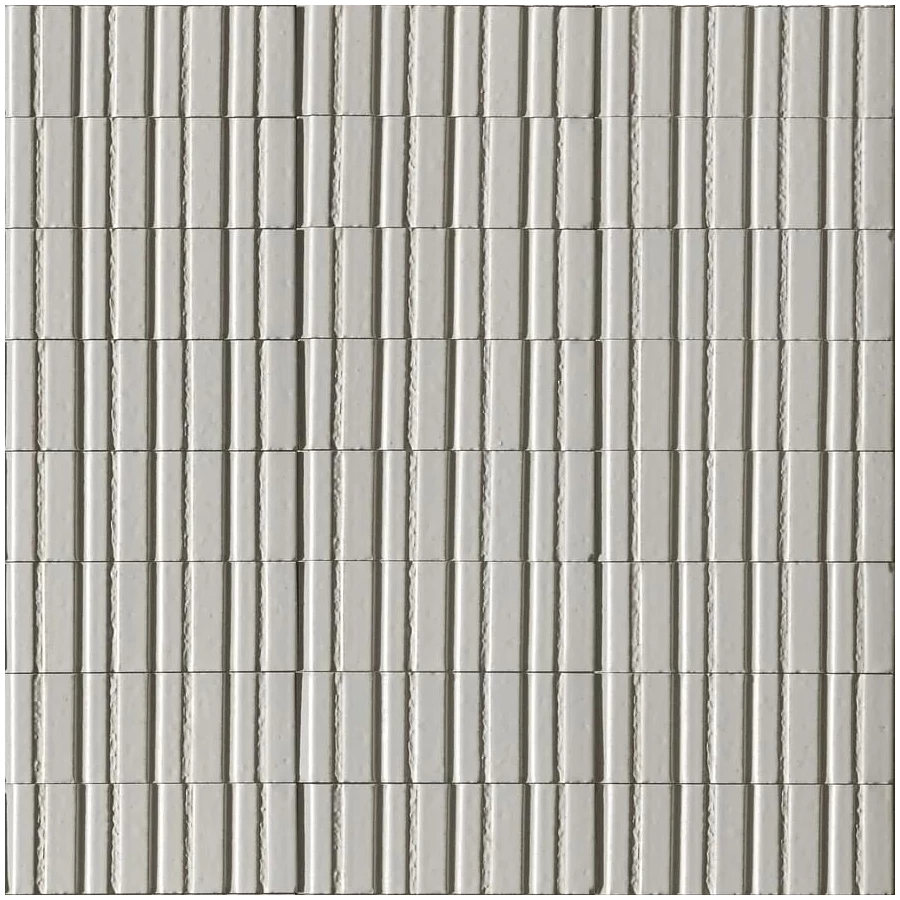 Керамогранит Ragno Marazzi Glacé Struttura 3D Rayé Bianco Glossy RAEL 20х7,5 см