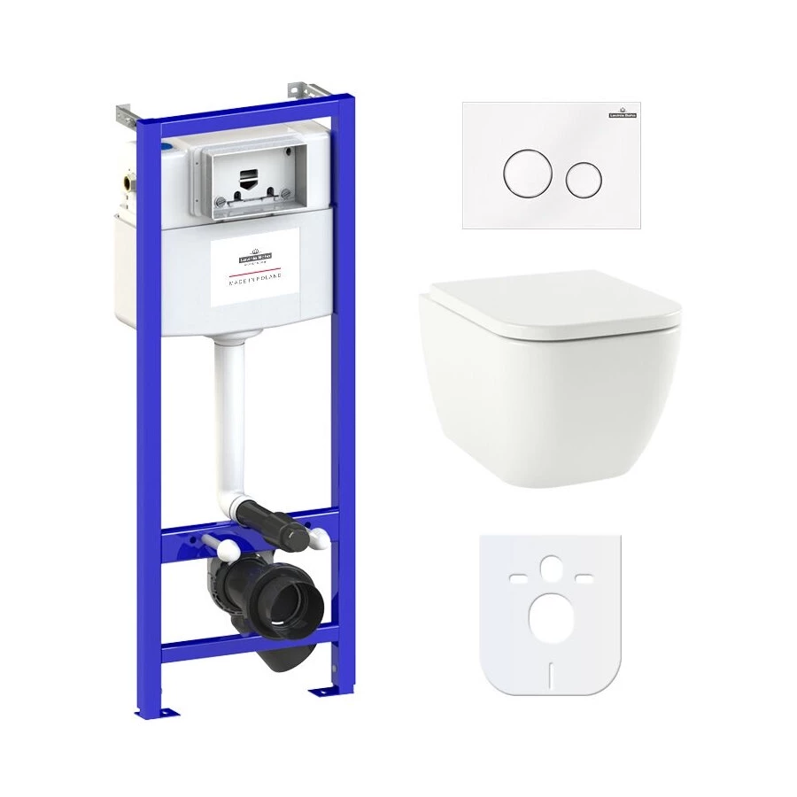 Унитаз Lavinia Boho Relfix One Rimless 77040083 (комплект 6 в 1)