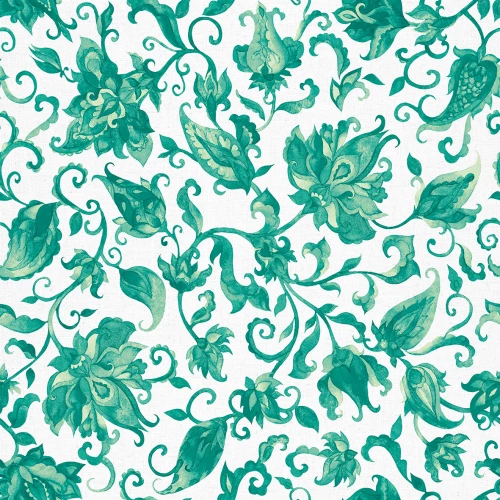 Обои флизелиновые Marburg Glööckler Pompöös Provence зеленые 35641 0,53х10,05 м