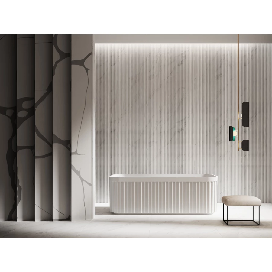 Акриловая ванна Abber белая AB9411-1.7 170x75 см