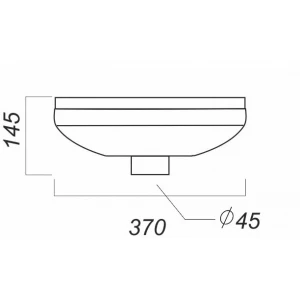 Мини-умывальник Sanita Лада LDASAWB01 36.5x31.5 см