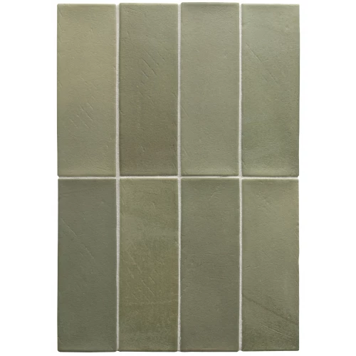 Керамогранит Equipe Miyako Forest натуральный матовый зеленый 32391 15x5 см