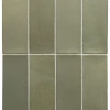 Керамогранит Equipe Miyako Forest натуральный матовый зеленый 32391 15x5 см