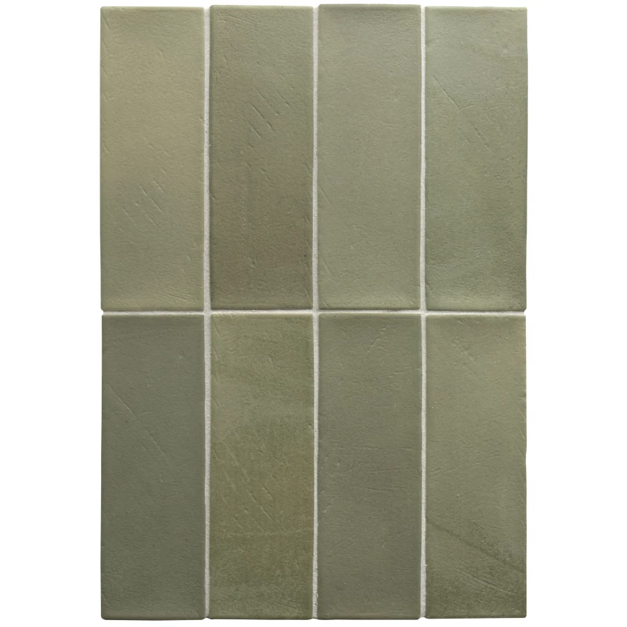 Керамогранит Equipe Miyako Forest натуральный матовый зеленый 32391 15x5 см