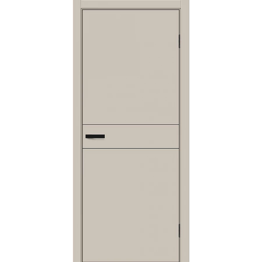 Межкомнатная дверь Bravo Браво-0.24 П 230x90 экошпон Bravo A полотно глухое цвет Cream Silk