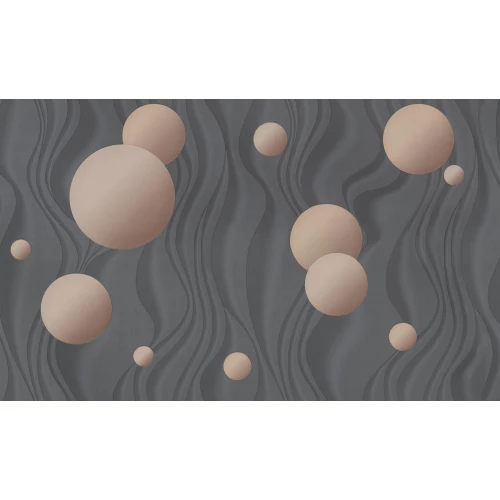 Обои флизелиновые Palitra Home HomeColor Soda черные HC72061-48 1,06х10,05 м