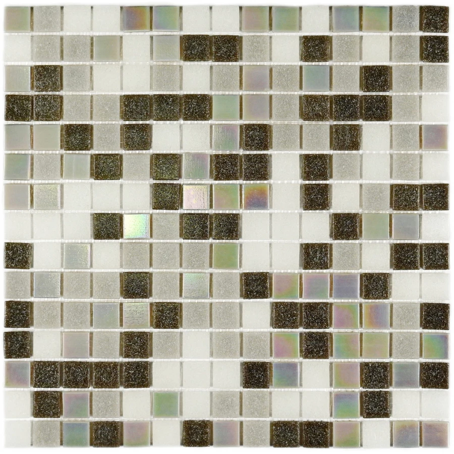 Мозаика Bonaparte Стеклянная мозаика Marengo 20х20 глянцевая многоцветная 32,7х32,7 см