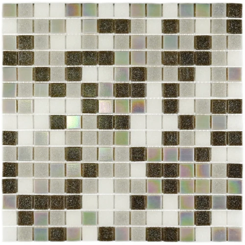 Мозаика Bonaparte Стеклянная мозаика Marengo 20х20 глянцевая многоцветная 32,7х32,7 см