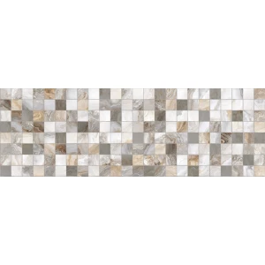 Плитка настенная Primavera Hypnose Grey Decor 01 glossy DG10-01 90х30 см