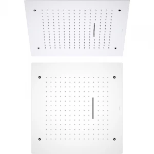 Верхний душ Aquatek 2 jet внешняя и скрытая часть AQ2082CR 500*500 мм