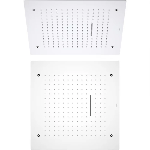 Верхний душ Aquatek 2 jet внешняя и скрытая часть AQ2082CR 500*500 мм