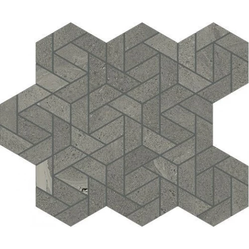 Мозаика Italon Метрополис Графит Дарк айкон 620110000156 34,7х28,6 см