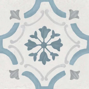 Керамогранит Harmony Peronda Sirocco Blue Ornate серо-голубой 3386036158 22,3х22,3 см