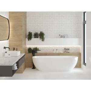 Плитка настенная Gracia Ceramica Nature beige бежевый рельеф 03 010100001405 50х30 см