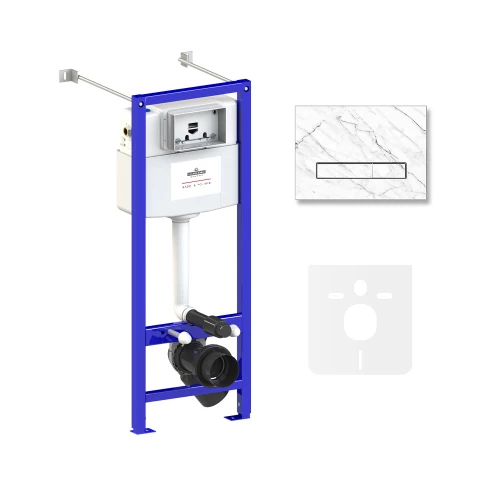 Комплект инсталляции для подвесного унитаза Lavinia Boho Relfix 77020040 (комплект 4 в 1)