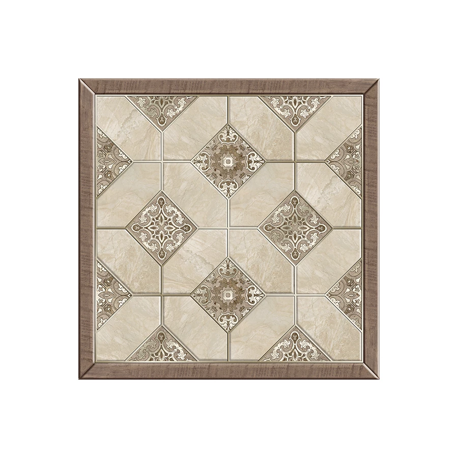 Плитка напольная ALMA Ceramica Фиеста на белом коричневая ПГ3ФС024/ TFU03FST024 41,8х41,8