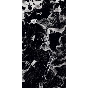 Керамогранит Arcadia Ceramica Elegant Nero High Gloss чёрный HG2001-A 120х60 см