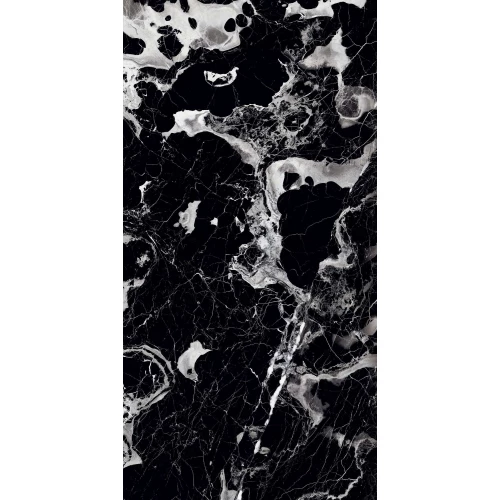 Керамогранит Arcadia Ceramica Elegant Nero High Gloss чёрный HG2001-A 120х60 см