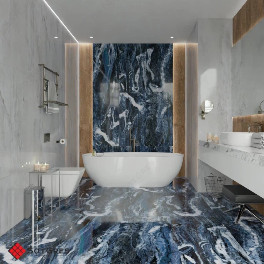 Керамогранит SotGres Daisy глянцевый 08B-042 120х60 см