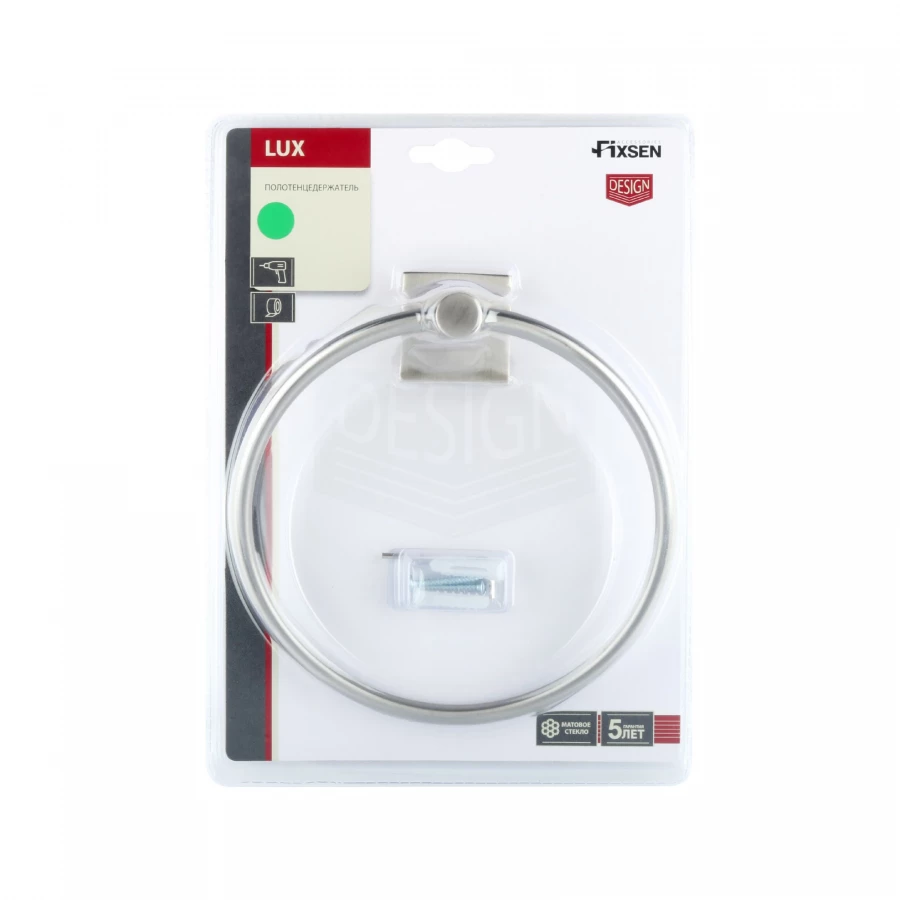 Держатель кольцо Fixsen Lux Satin для полотенец сатин FX-16011