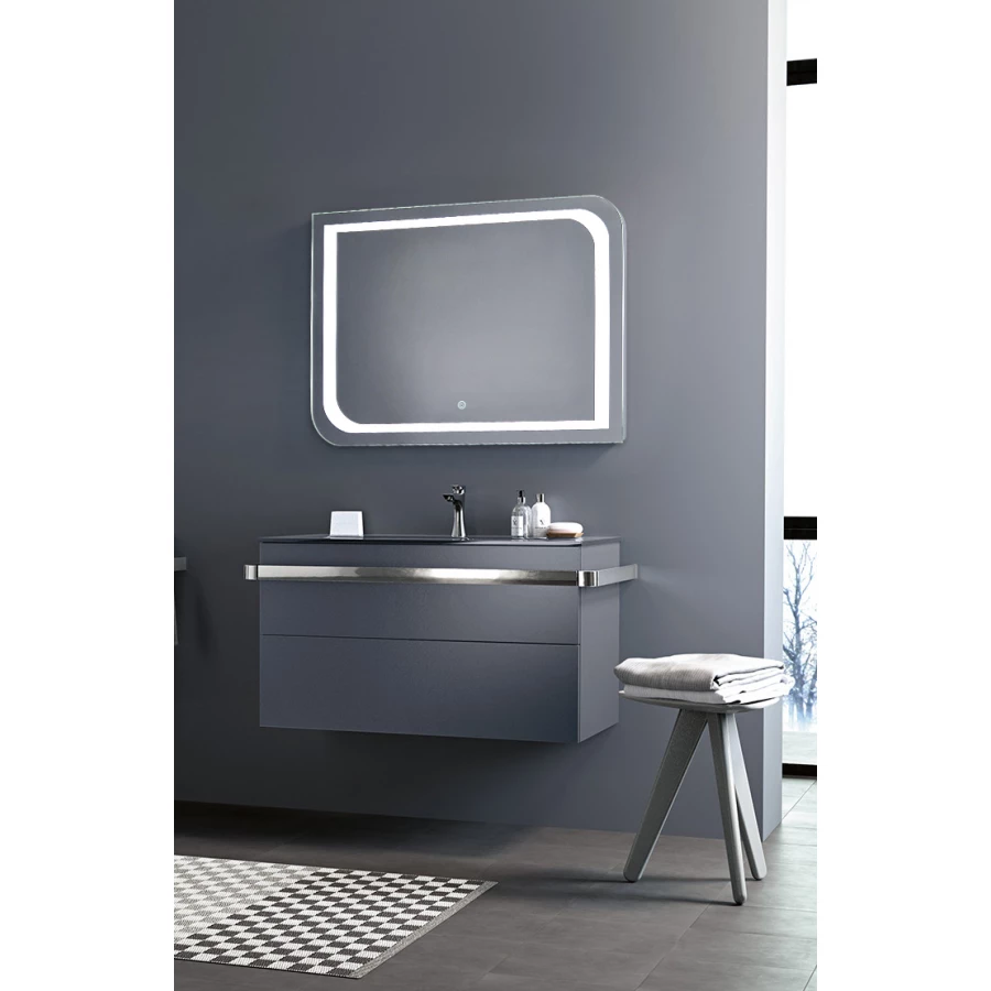 Зеркало Azario Персей c подсветкой и диммером сенсорный выключатель ФР-00000949 80х60 см