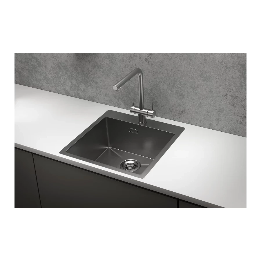 Кухонная мойка Granula 5151, сталь сатин