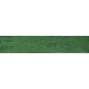 Плитка настенная Monopole San Remo Emerald глянцевая изумрудная 25x5 см
