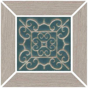 Вставка Kerama Marazzi Тровазо наборная матовая серая ID152 13x13 см