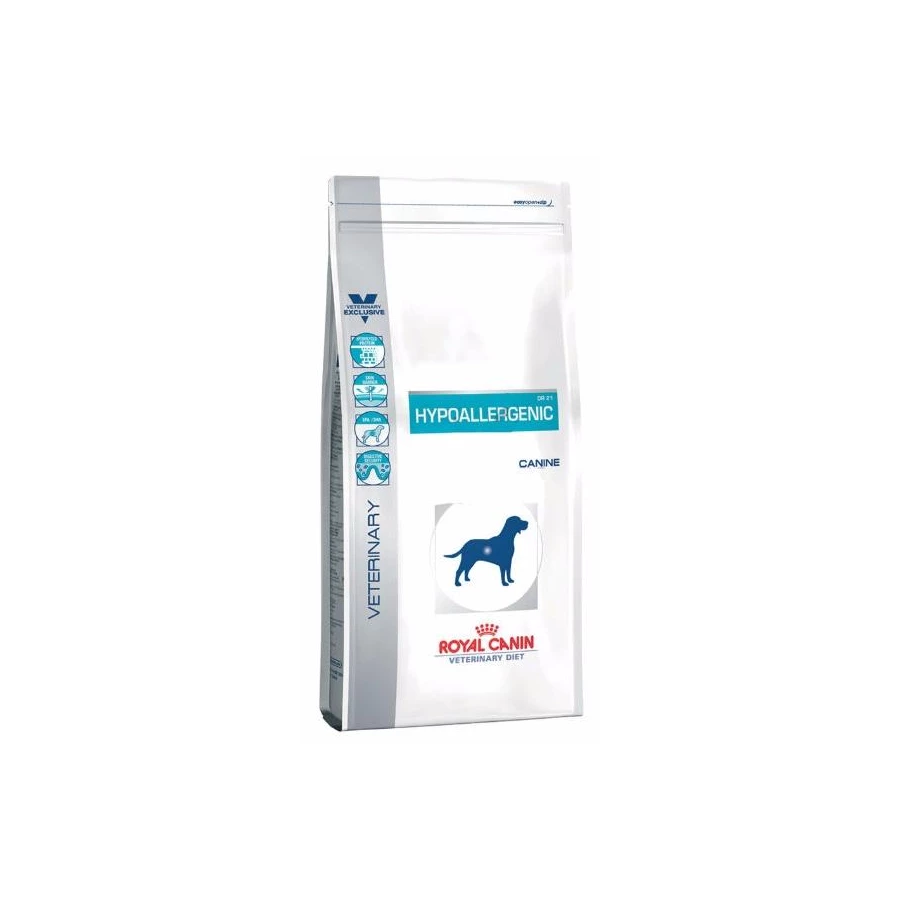 Корм Royal Canin vd hypoallergenic DR 21 ветеринарная диета для собак с пищевой аллергией или непереносимостью 14 кг