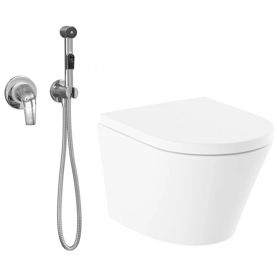 Унитаз Lavinia Boho Biore Compacto Rimless 21090005 (комплект 2 в 1)