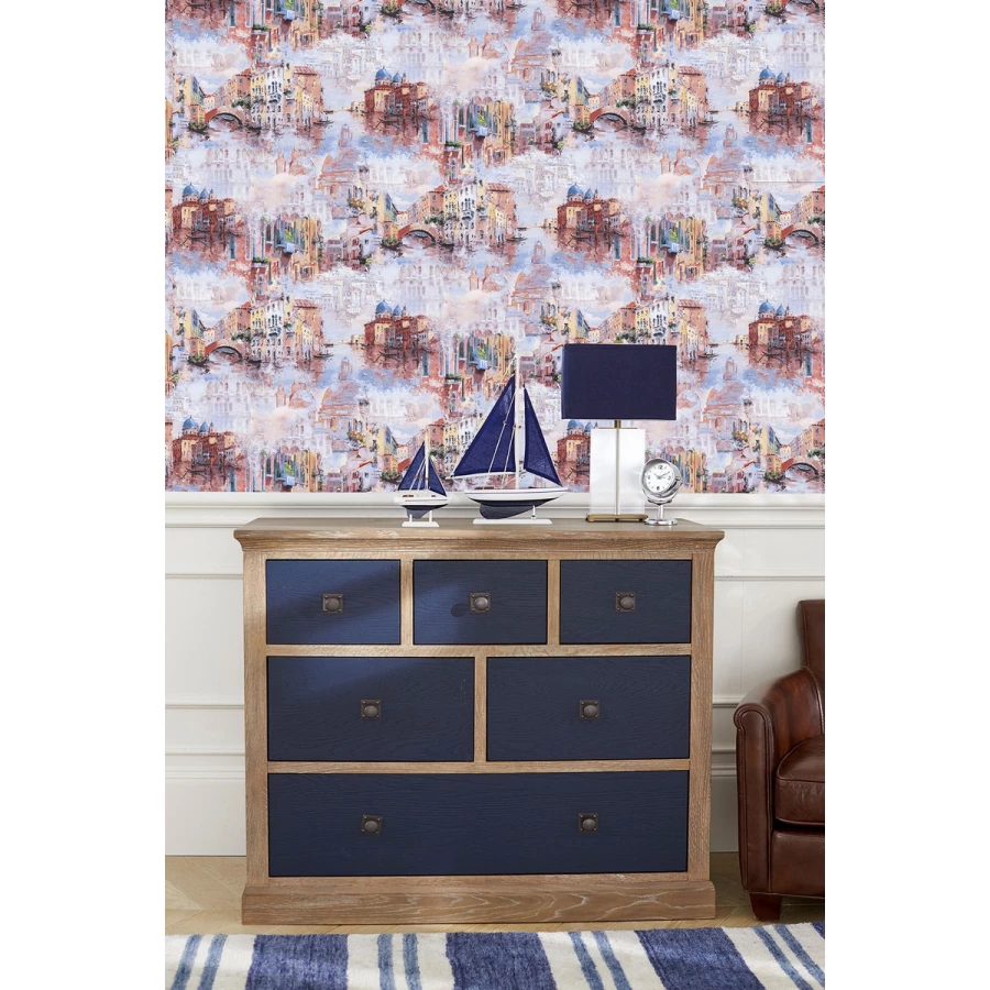 Обои флизелиновые VOG Collection И Венеция бежевые VC8659-24 1,06х10,05 м