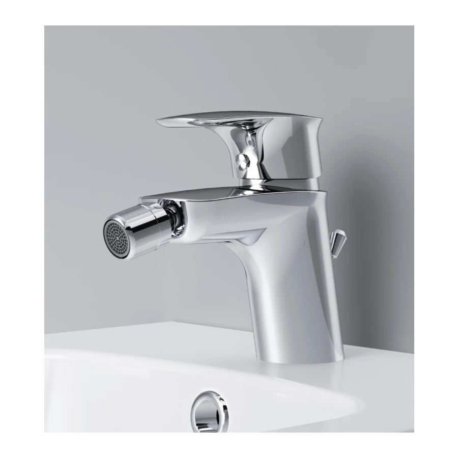 Смеситель для биде Am Pm Spirit V2.1 с донным клапаном F71A83100