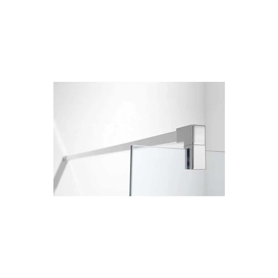 Душевая перегородка Aquatek Walk in с держателем профиль хром стекло прозрачное AQ WIW 07020CH 70х200 см